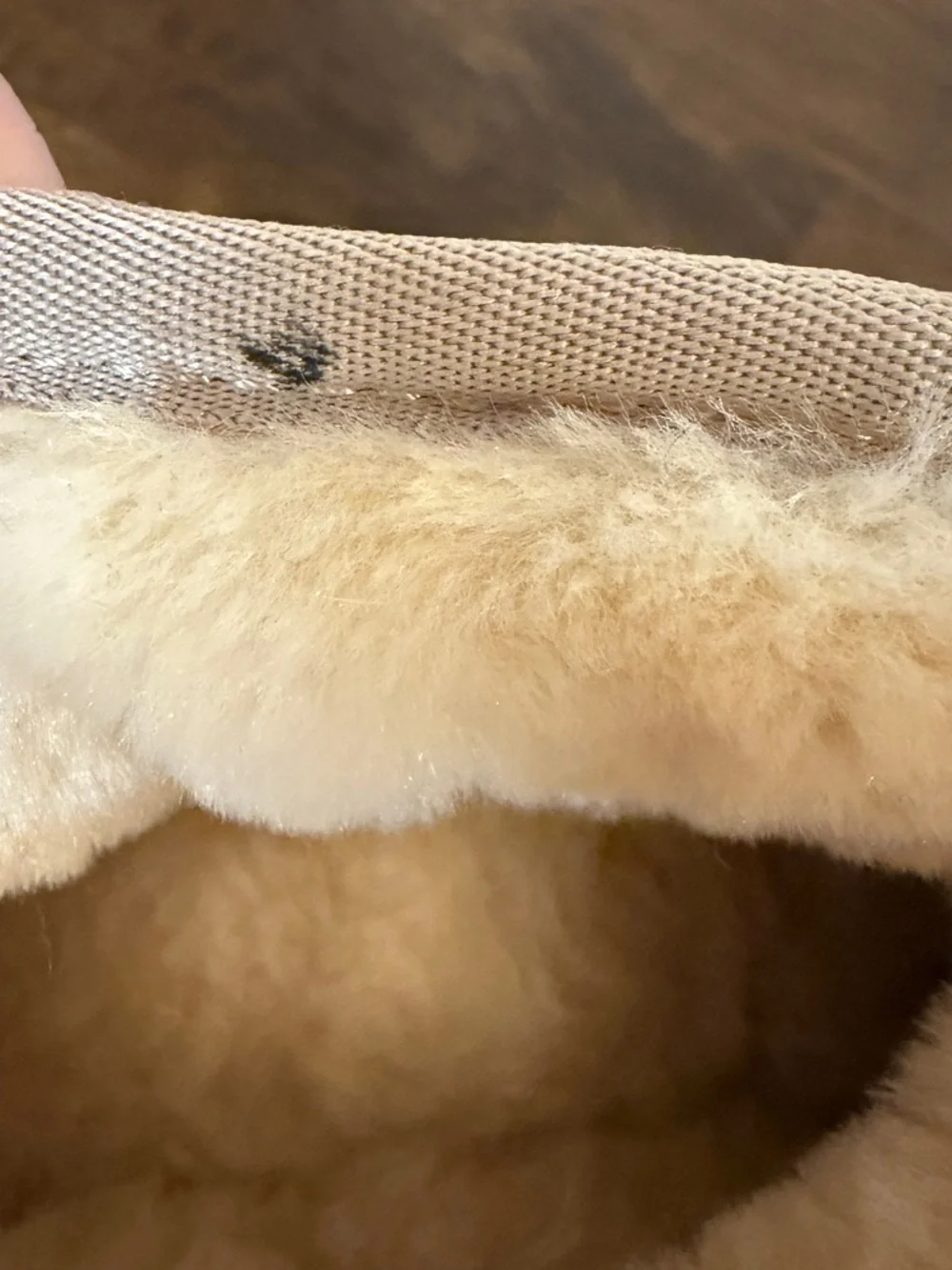 Belimo Sand Suede Shearling Lined Ankle Booties